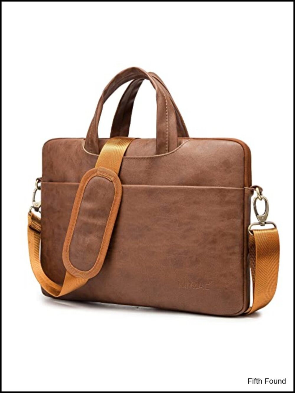 Waterproof PU Leather Laptop Shoulder Messenger Briefcase Bag 13-14 inch